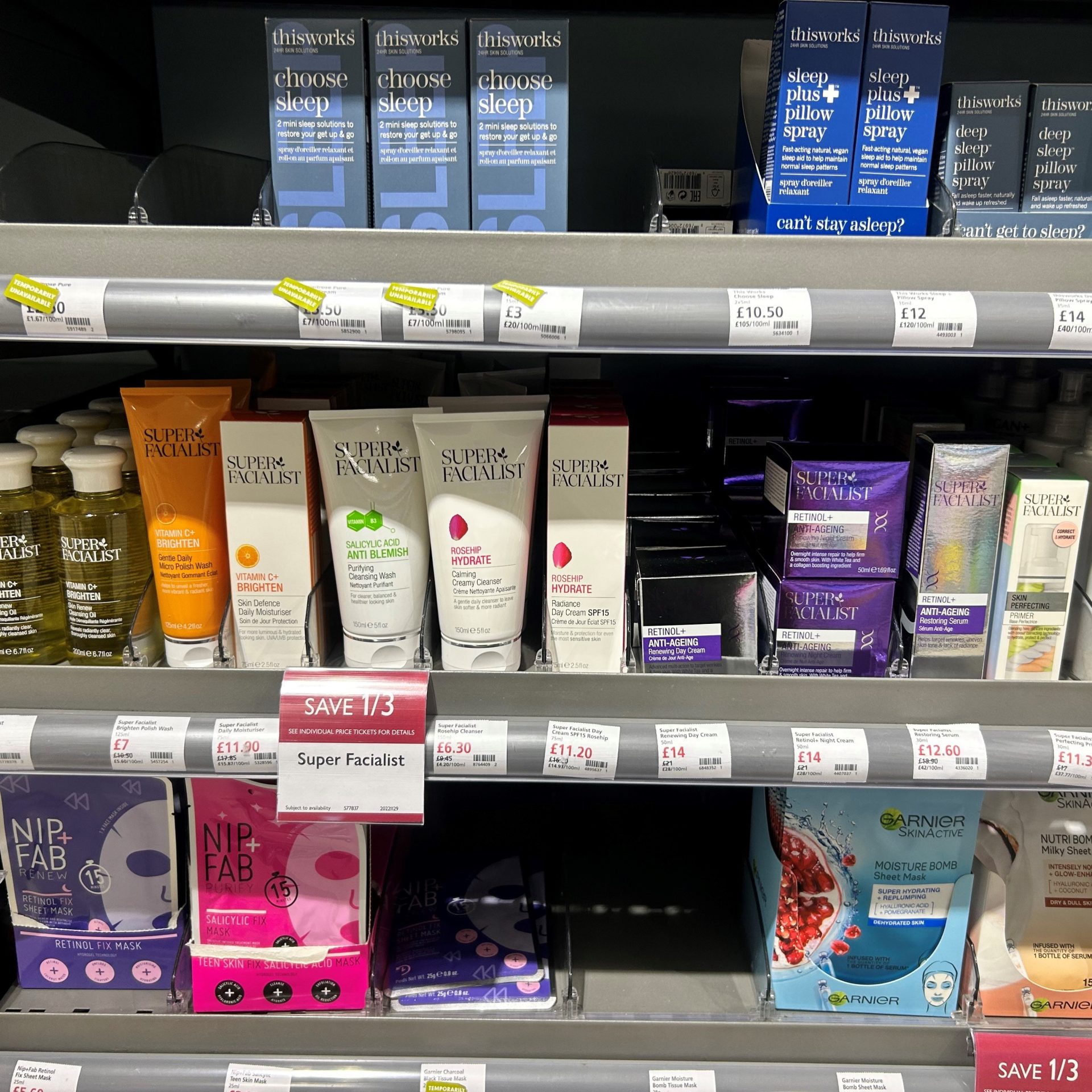 Super facialist range extension waitrose