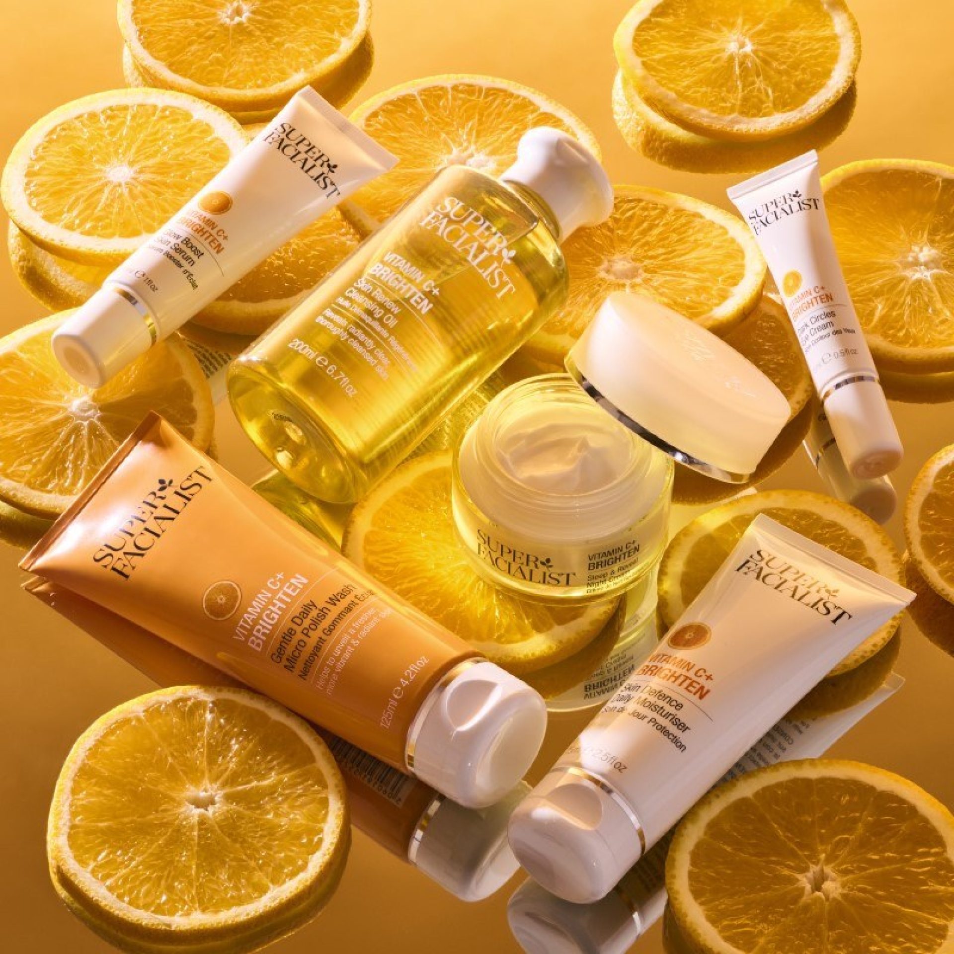 Super facialist vitamin c range